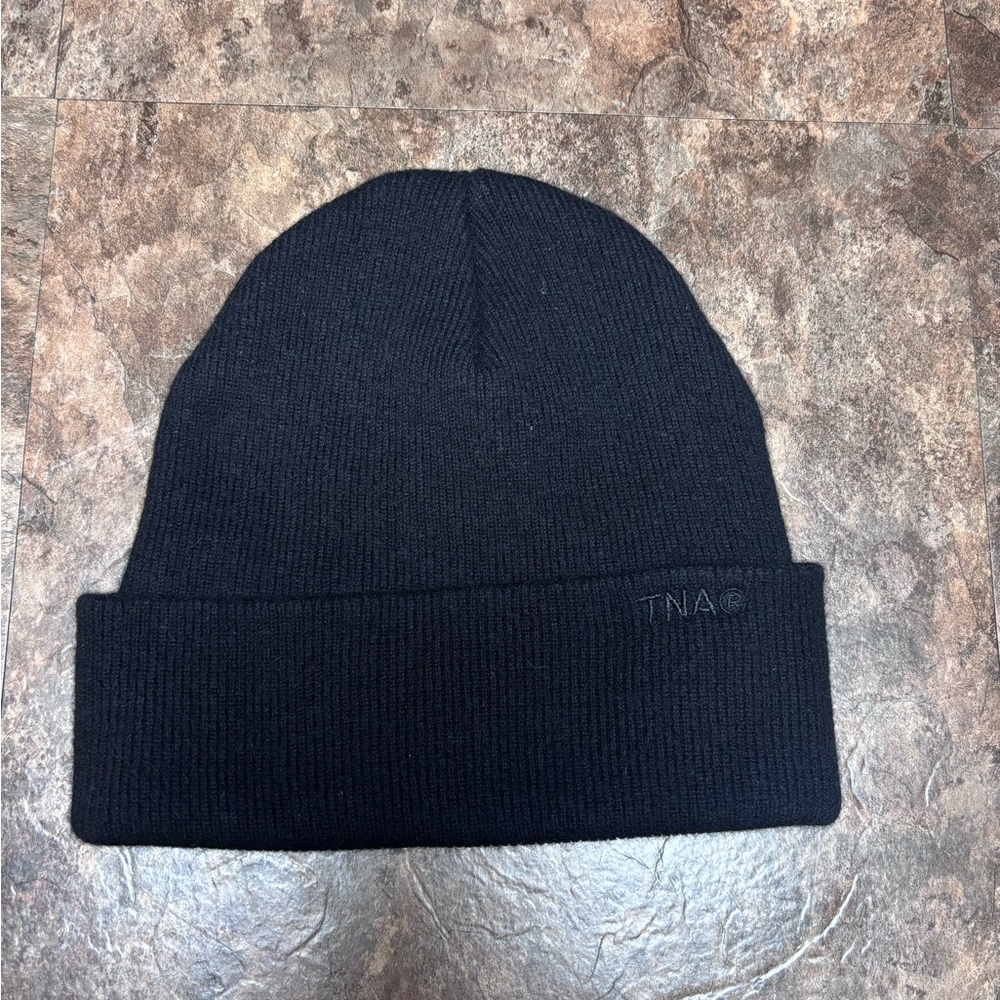 TNA Midnight Black Knit Beanie